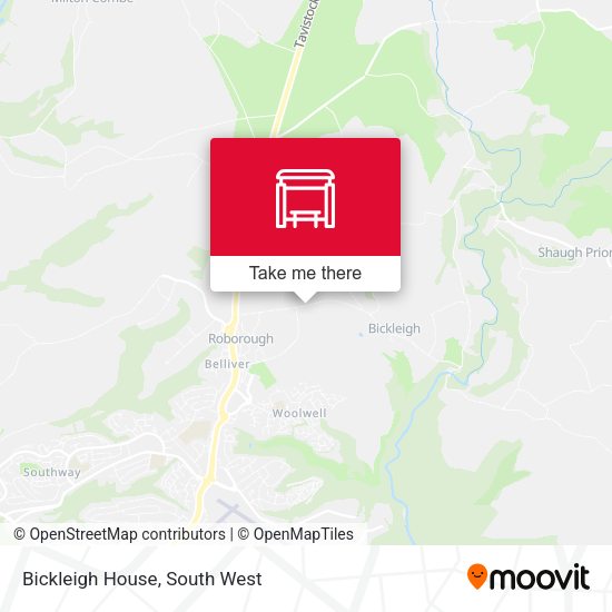 Bickleigh House map