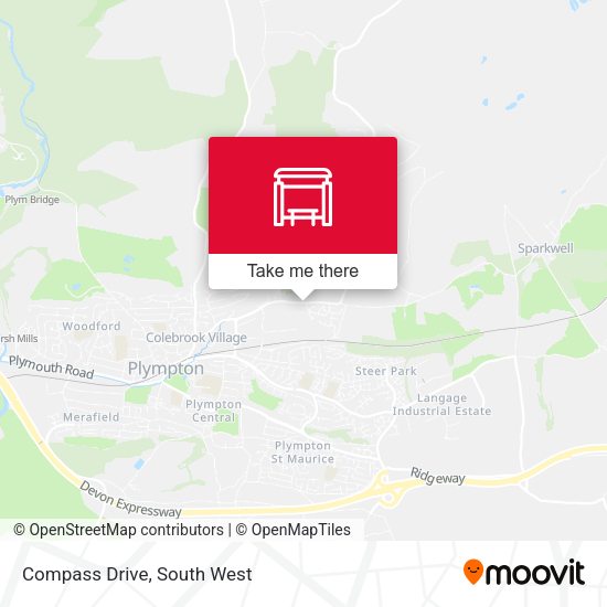 Compass Drive map