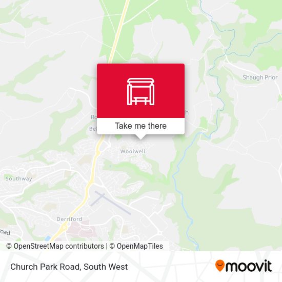 Church Park Road map