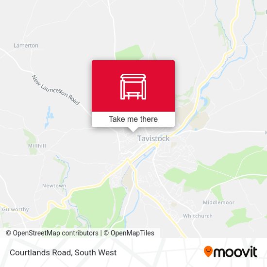 Courtlands Road map