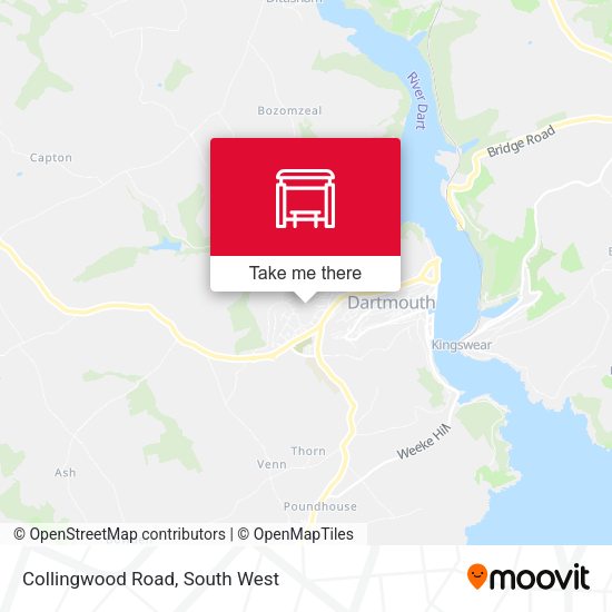 Collingwood Road map