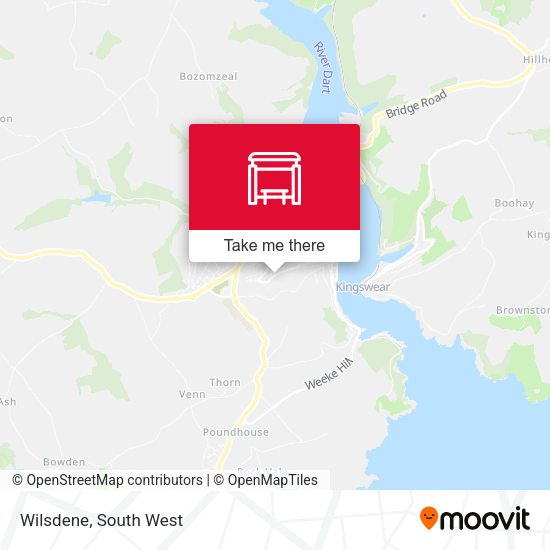 Wilsdene map