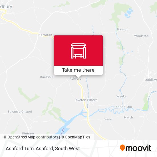 Ashford Turn, Ashford map