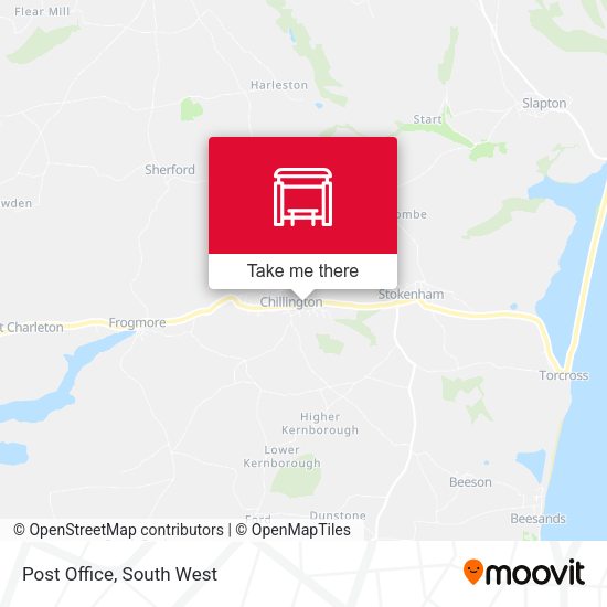 Post Office map