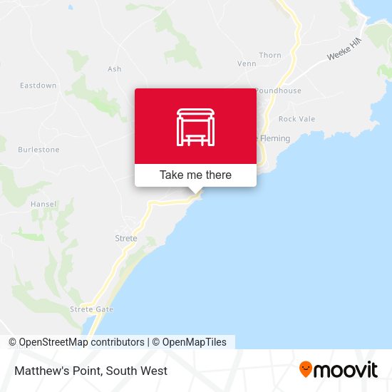 Matthew's Point map