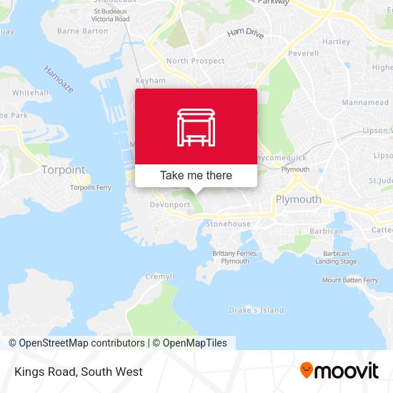 Kings Road map