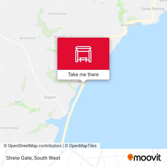 Strete Gate map