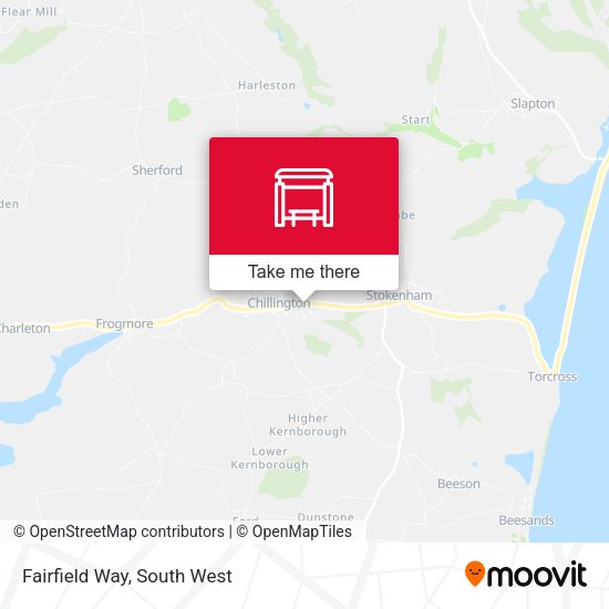 Fairfield Way map