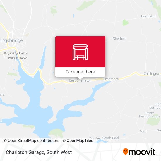 Charleton Garage map