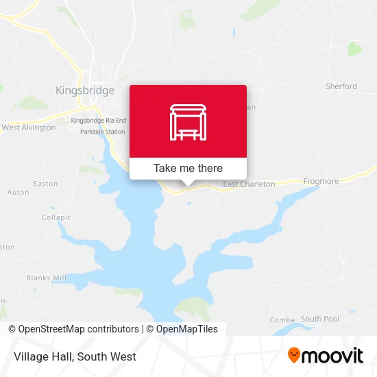 Village Hall map