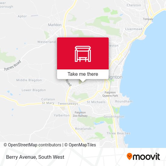 Berry Avenue map