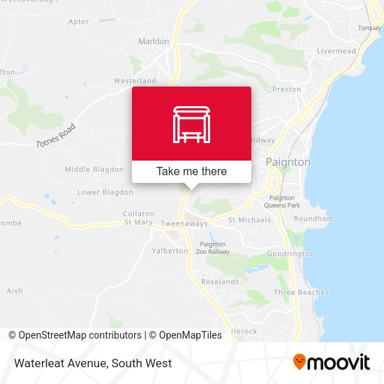 Waterleat Avenue map