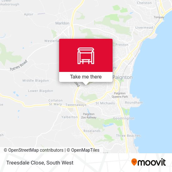 Treesdale Close map