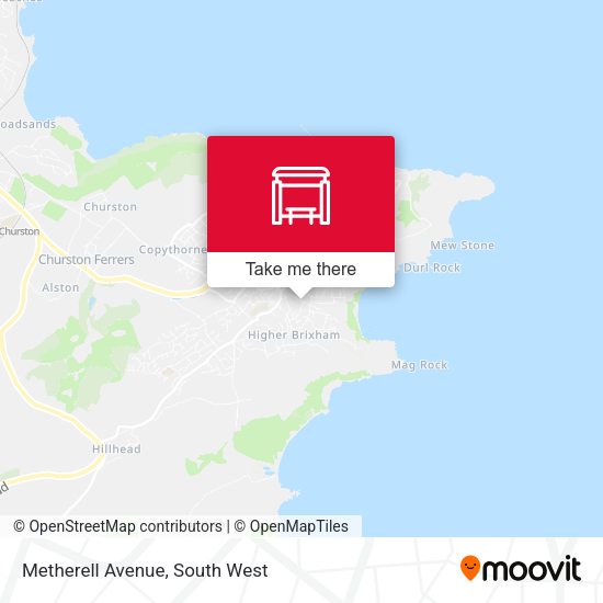 Metherell Avenue map