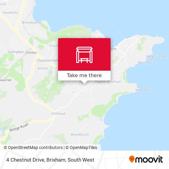 4 Chestnut Drive, Brixham map