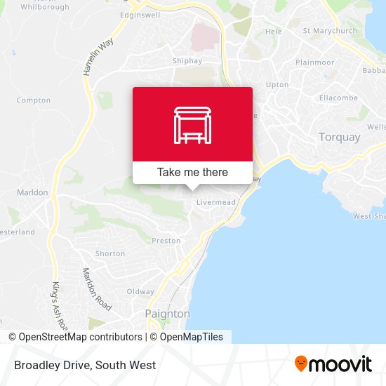 Broadley Drive map