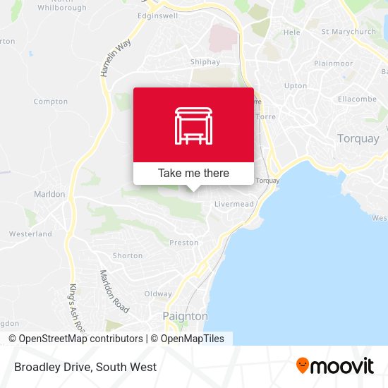 Broadley Drive map