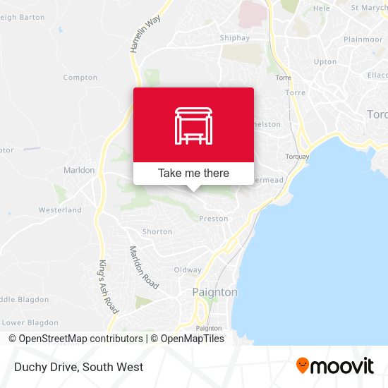 Duchy Drive map