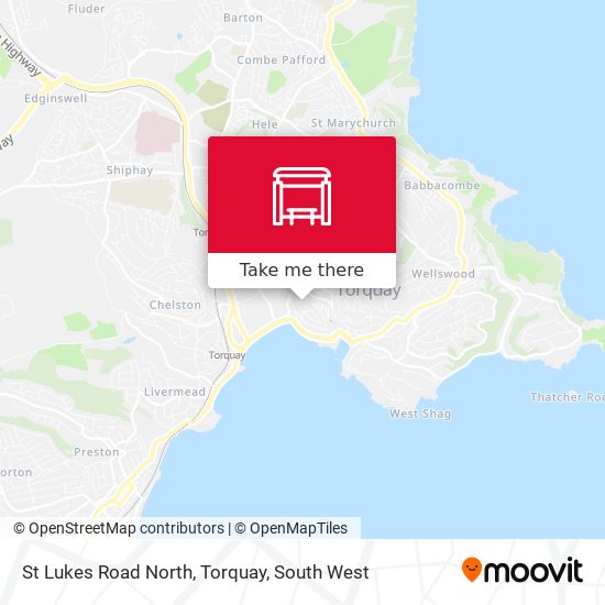 St Lukes Road North, Torquay map