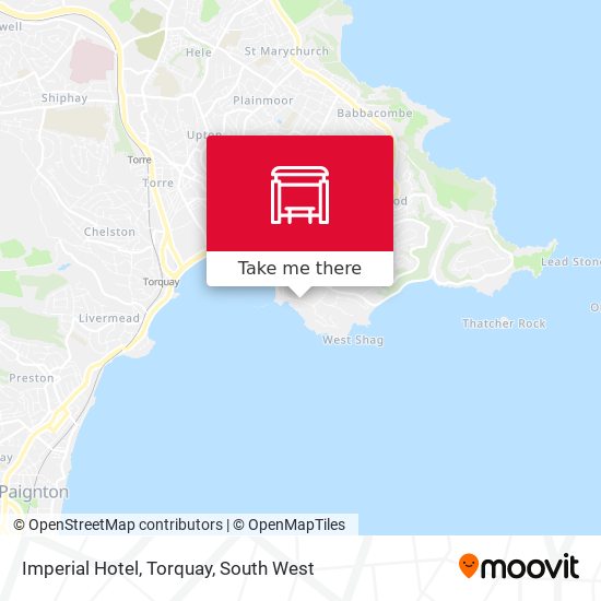 Imperial Hotel, Torquay map