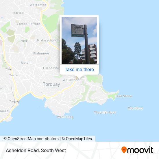 Asheldon Road map