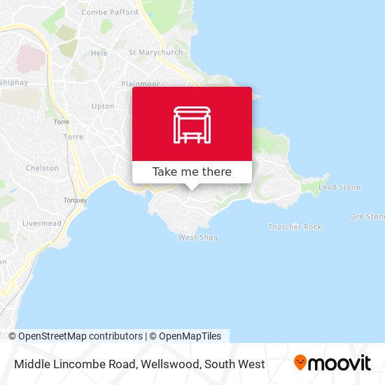 Middle Lincombe Road, Wellswood map