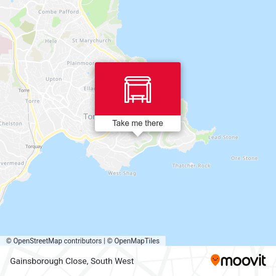 Gainsborough Close map