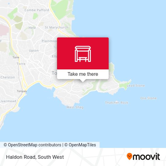 Haldon Road map