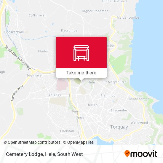 Cemetery Lodge, Hele map