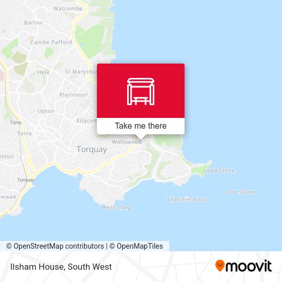 Ilsham House map