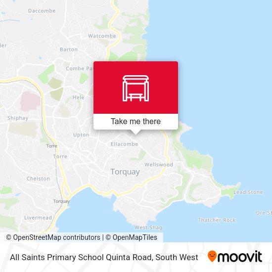 All Saints Primary School Quinta Road, Babbacombe map