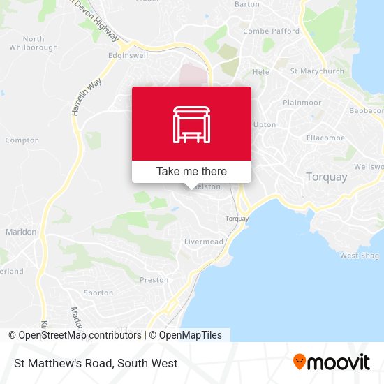 St Matthew's Road map