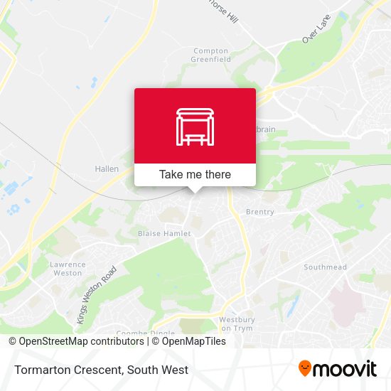 Tormarton Crescent map