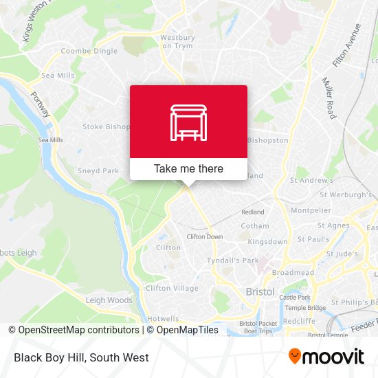Black Boy Hill map