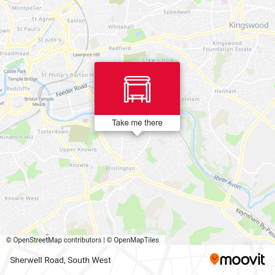 Sherwell Road map