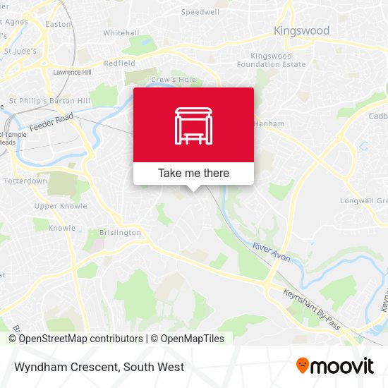 Wyndham Crescent map
