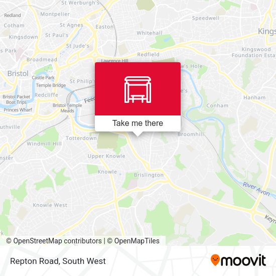 Repton Road map
