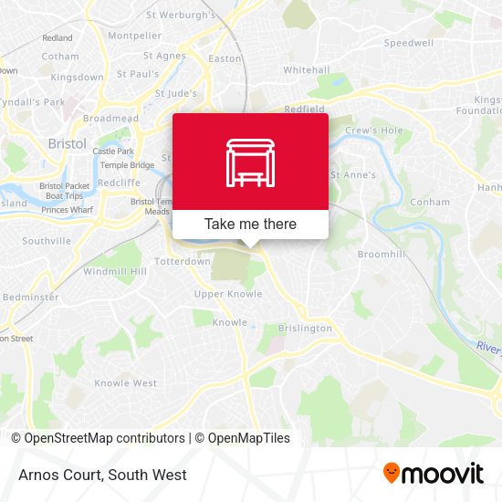 Arnos Court map