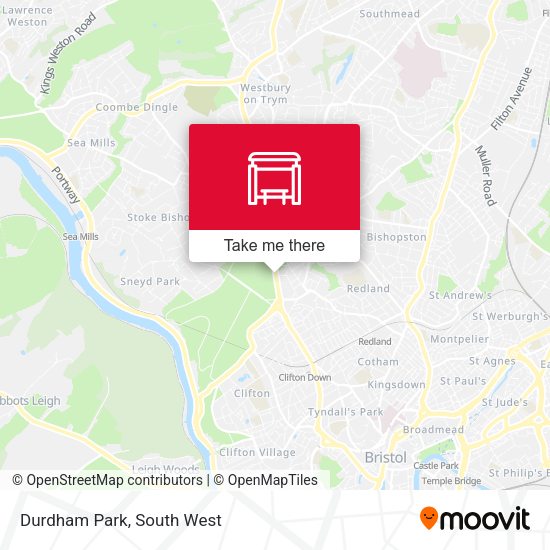 Durdham Park map
