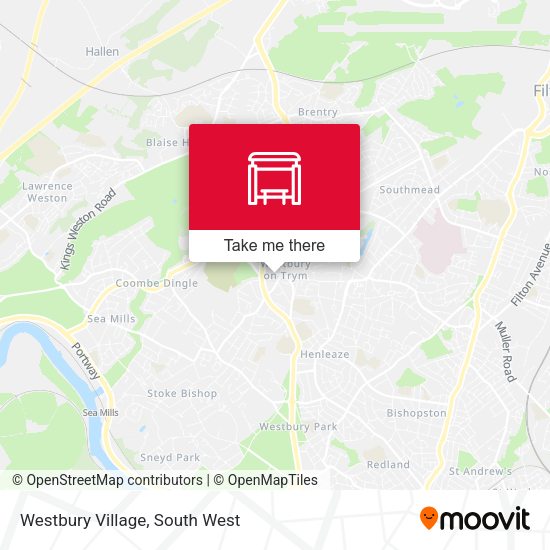 Westbury Village map