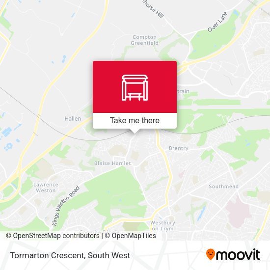 Tormarton Crescent map