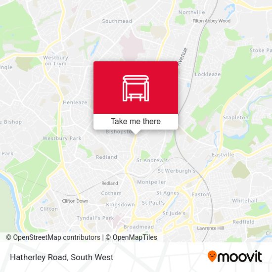 Hatherley Road map