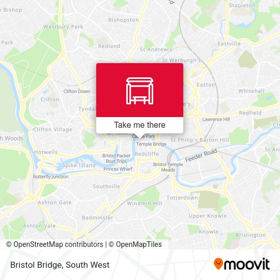 Bristol Bridge map