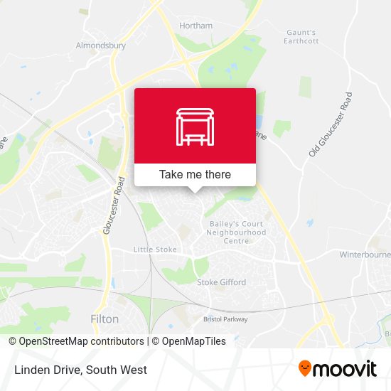 Linden Drive map