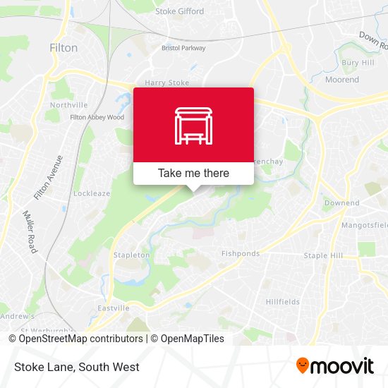 Stoke Lane map