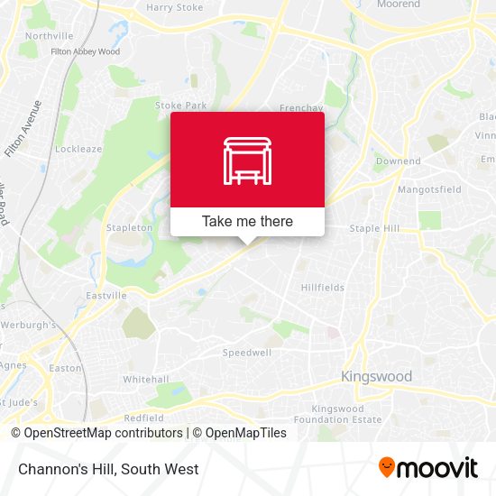 Channon's Hill map