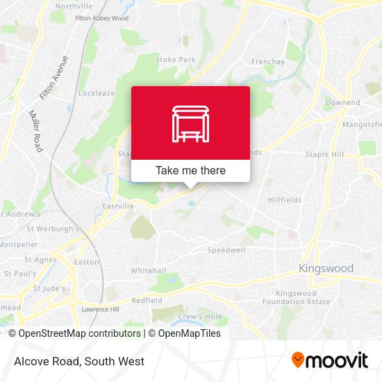 Alcove Road map