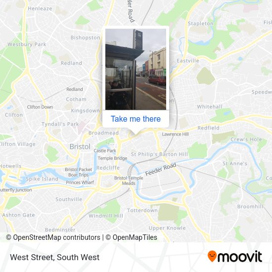 West Street map