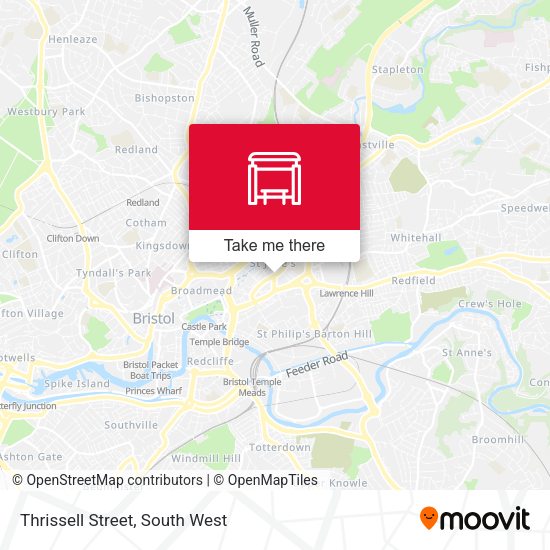 Thrissell Street map