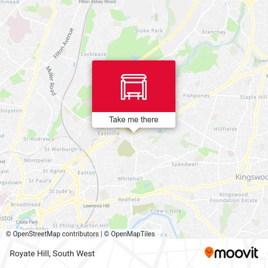 Royate Hill map